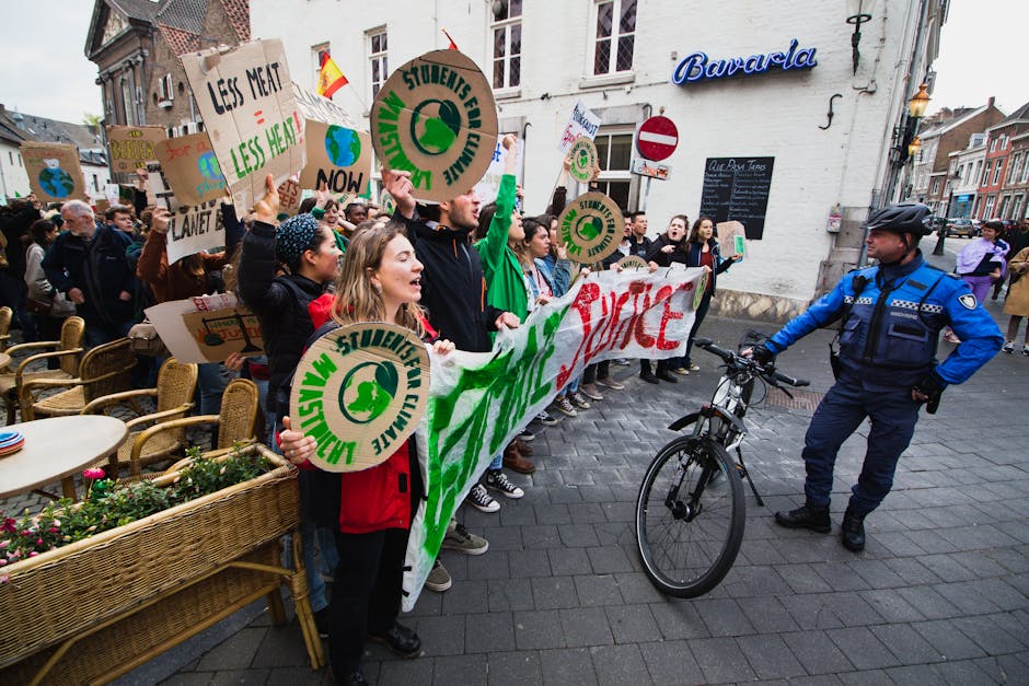 Marche mondiale pour le climat rassemblant des centaines de milliers de citoyens avant la COP21
