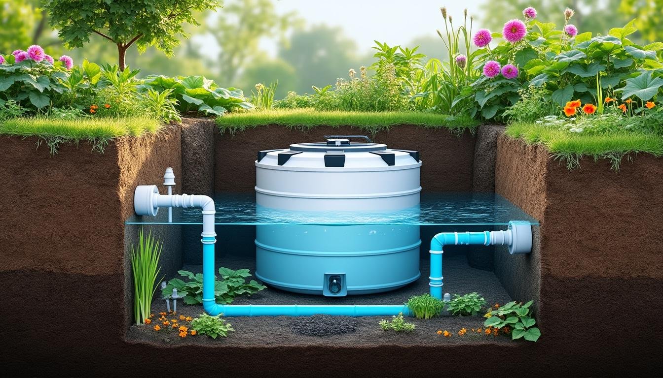 découvrez comment optimiser la récupération d'eau de pluie enterrée pour un jardin durable, en maximisant l'efficacité et la conservation des ressources naturelles.